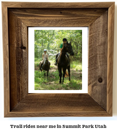 trail rides near me in Summit Park, Utah